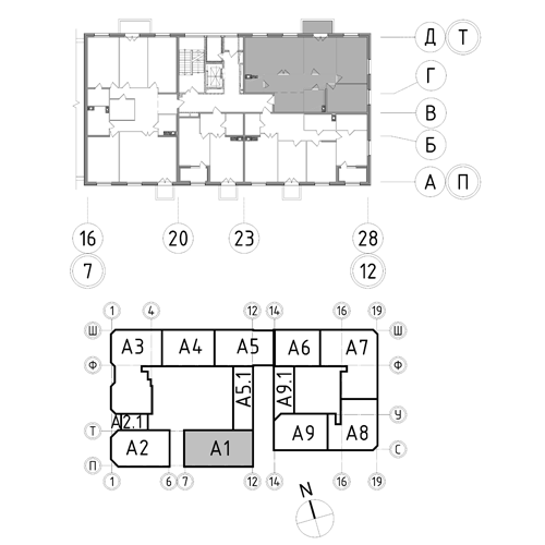 планировка трехкомнатной квартиры в ЖК «Петровская Доминанта» №25