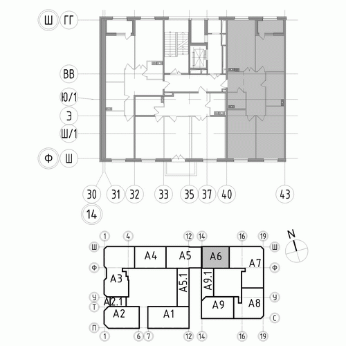 планировка трехкомнатной квартиры в ЖК «Петровская Доминанта» №153