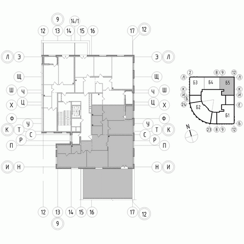 планировка четырехкомнатной квартиры в ЖК «Петровская Доминанта» №318